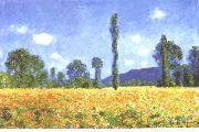 Claude Monet Champ de coquelicots a Giverny oil